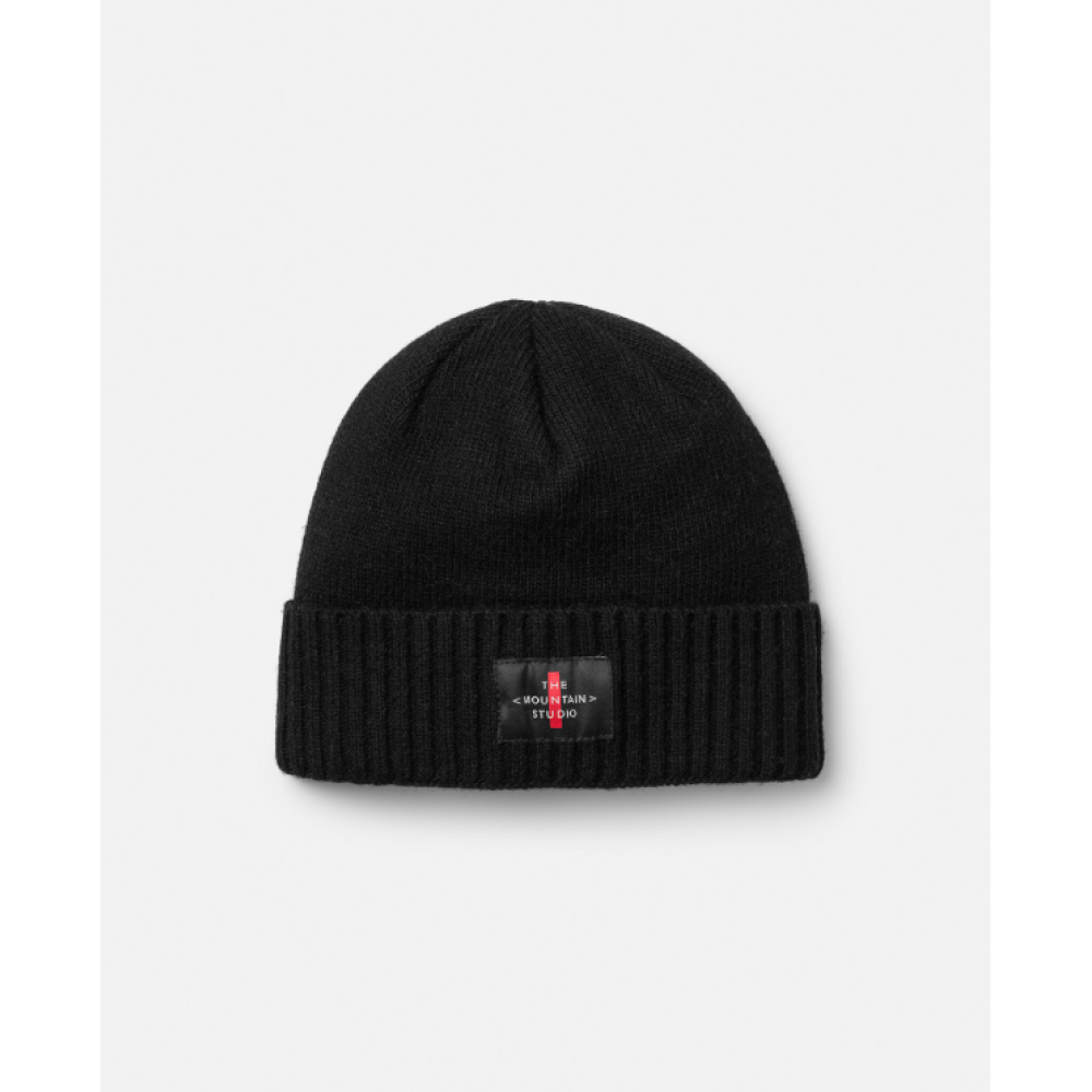 THE MOUNTAIN STUDIO - CASHMERE CROSS LOGO BEAINE